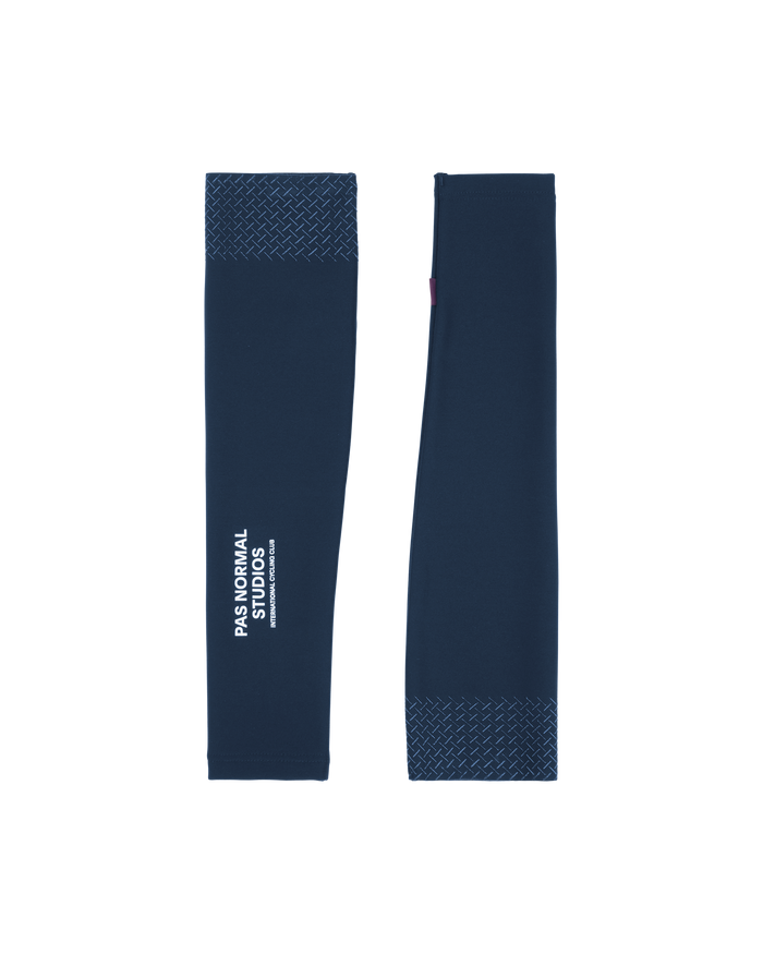 Manguitos Warmers Logo Color Navy