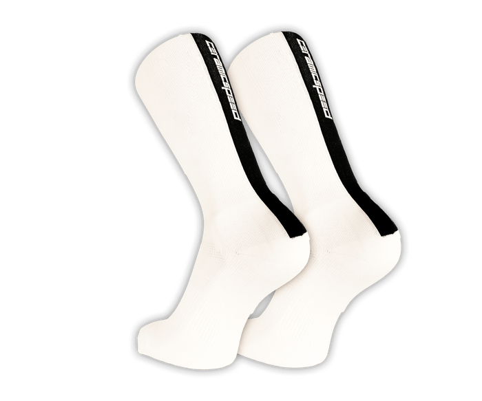 Ceramic Speed Road Sock White W/logo