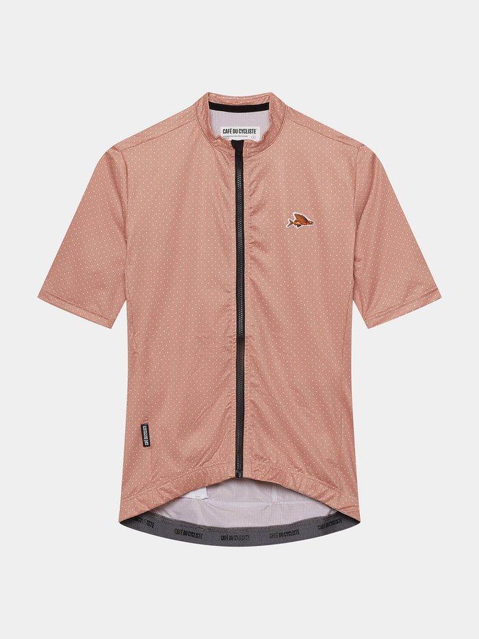 Cafe DU Cycliste Jersey Short Sleeve Women Fleurette V2 / Daisy Rosa