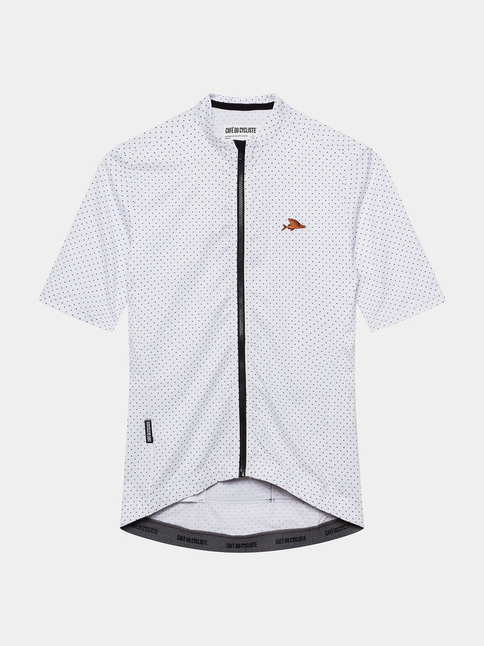 Cafe DU Cycliste Iconic Jersey Fleurette / Chanterelle Chalk