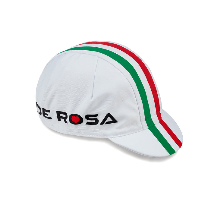 DE Rosa Gorra Italian Flag Blanco