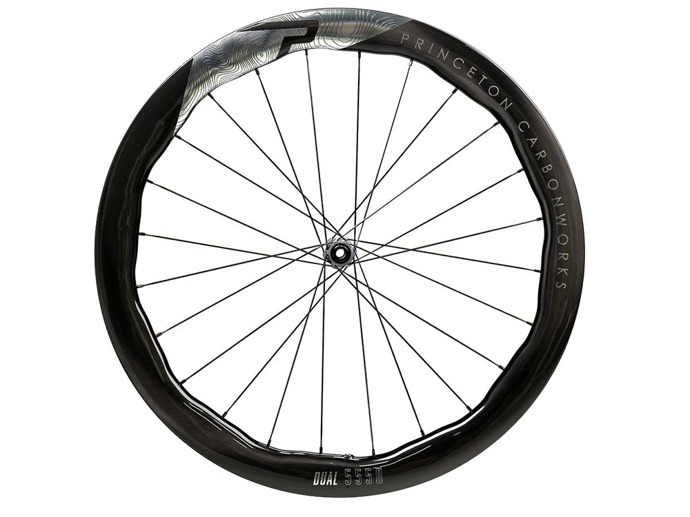 DUAL 5550, DISC BRAKE, GLOSSY SILVER, WHITE INDUSTRIES, HG