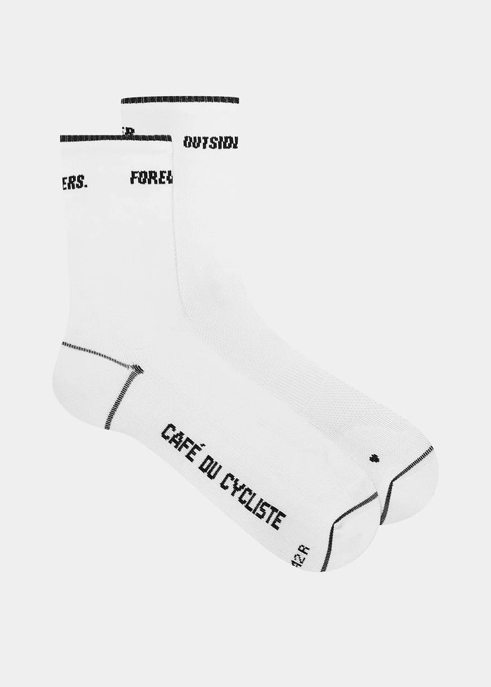 Cafe DU Cycliste Socks Unisex Motto Summer / RED ON Rosa