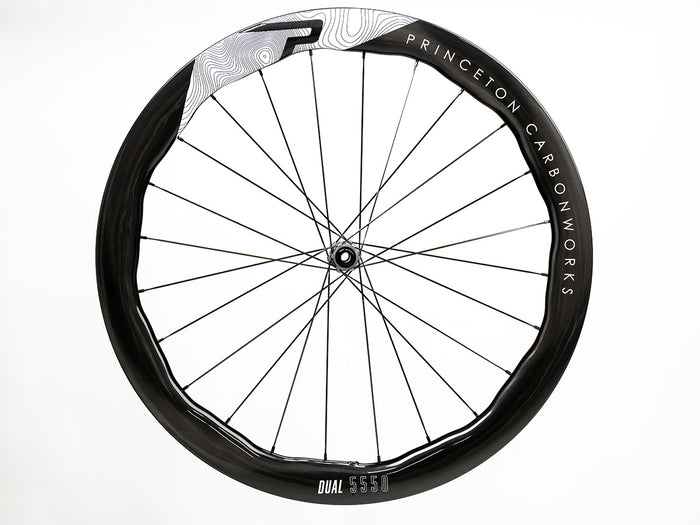 DUAL 5550, DISC BRAKE, BLACK DECAL, WHITE INDUSTRIES, XDR