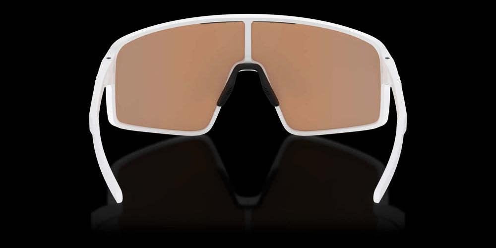 Bliz P001 F Matte White L Coral-orange Mirror Blue
