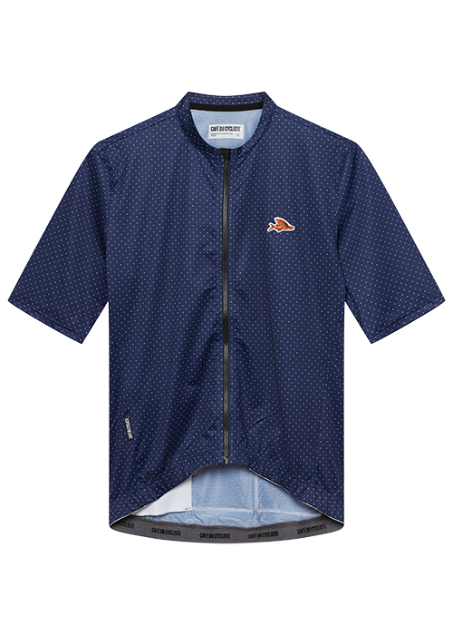 Cafe DU Cycliste Iconic Jersey Fleurette / Navy