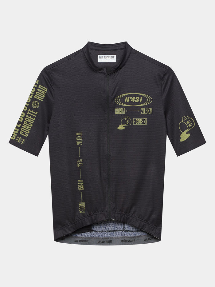 Cafe DU Cycliste Jersey Short Sleeve MEN Ventoux Anthracit E