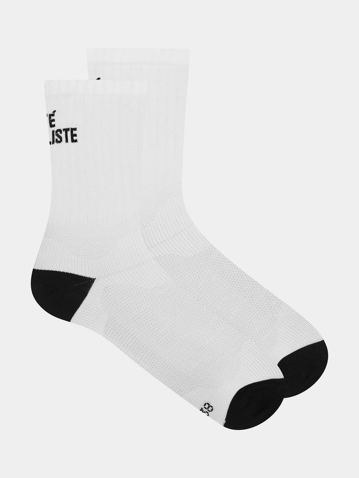 Cafe DU Cycliste Socks Unisex Solid / White
