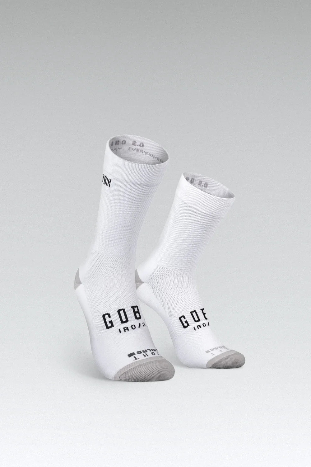 Gobik Calcetines IRO 2.0 Unisex White Logo