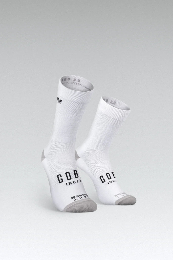 Gobik Calcetines IRO 2.0 Unisex White Logo