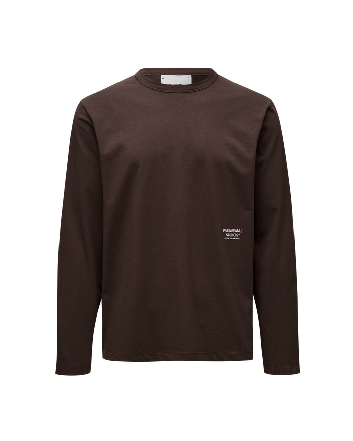 Off-race Cotton Tech Long Sleeve T-shirt - Dark Purple