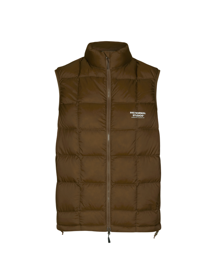 Off-race Down Vest - Army Brown