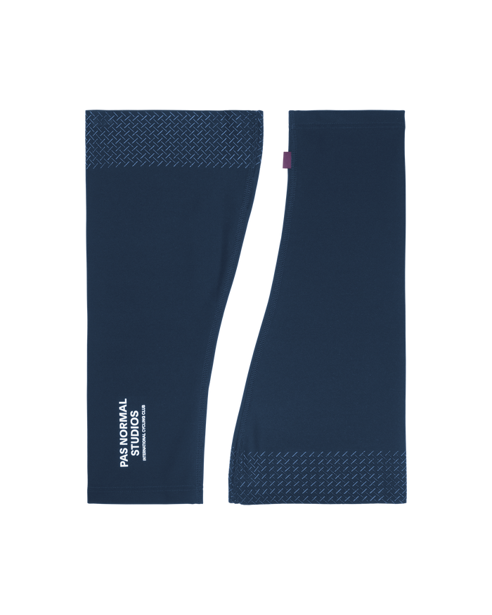 Rodilleras Warmers Logo Color Navy