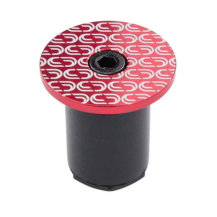 Deda Loop Tape End-plug / Tappo Manubrio, RED Anodized, Expander System, 1 SET (2 PCS)
