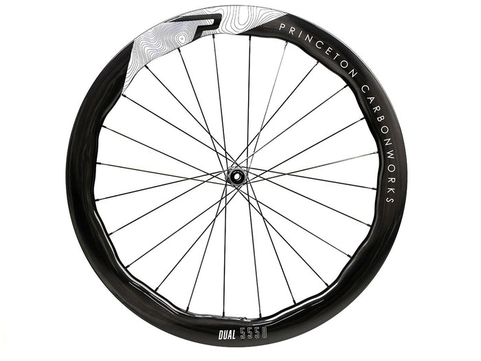 DUAL 5550, DISC BRAKE, BLACK DECAL, WHITE INDUSTRIES, XDR