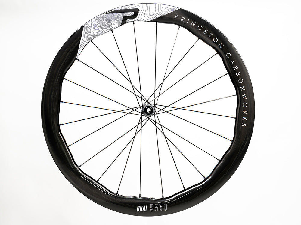 DUAL 5550, DISC BRAKE, BLACK DECAL, WHITE INDUSTRIES, XDR