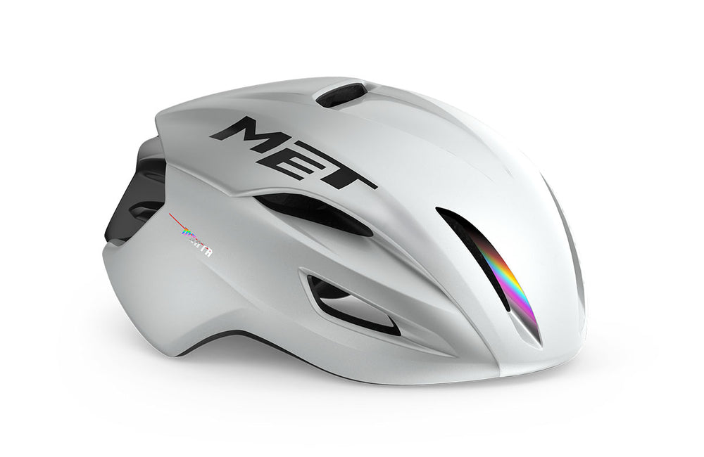 MET Manta MIPS White Holographic Glossy