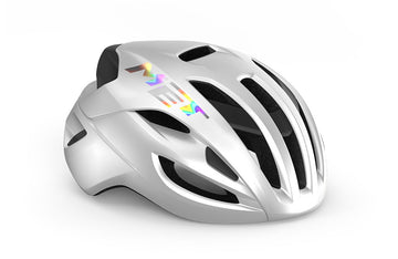 MET RIVALE MIPS WHITE HOLOGRAPHIC GLOSSY