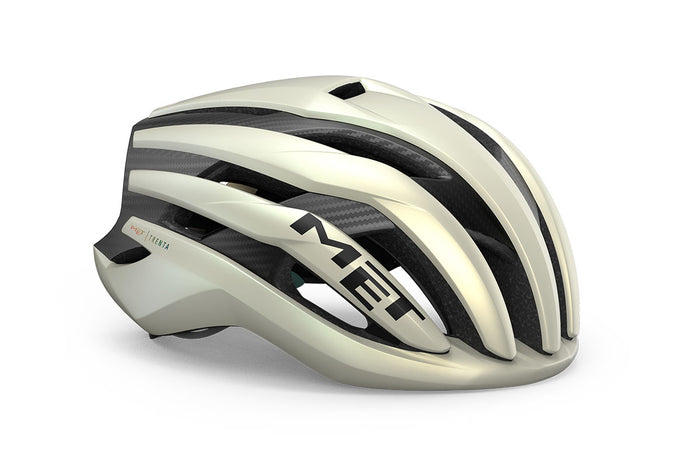 Casco MET Trenta 3K Carbon MIPS Vanilla ICE Gold | Matt