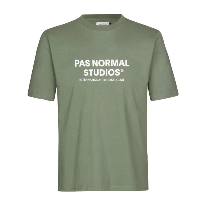 Pas Normal Off Race Logo T Shirt Dark Celeste