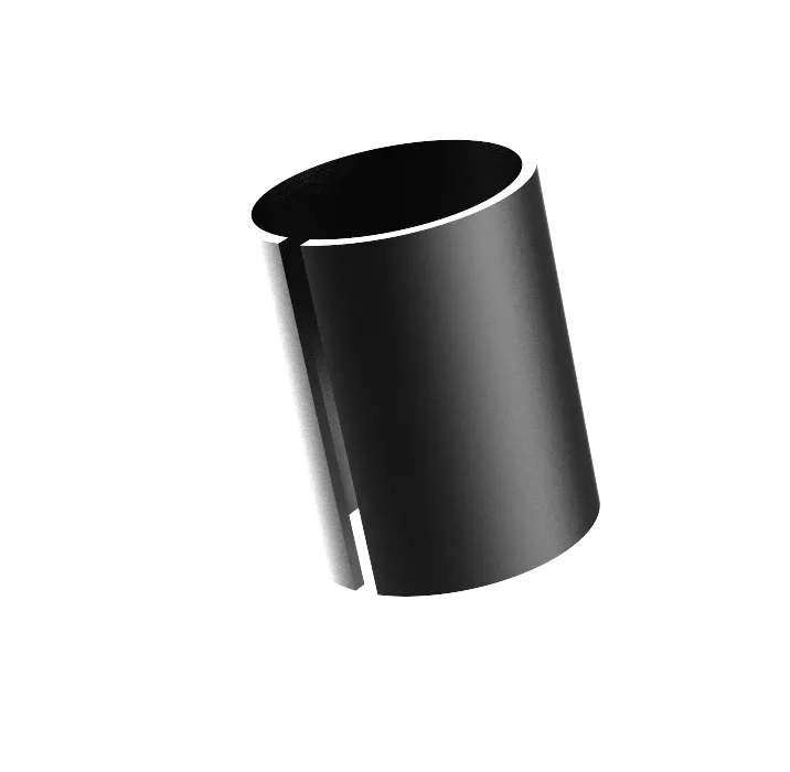 Deda Vinci Stem Sleeve Adapter 1″ 1-4 TO 1″ 1-8, Black