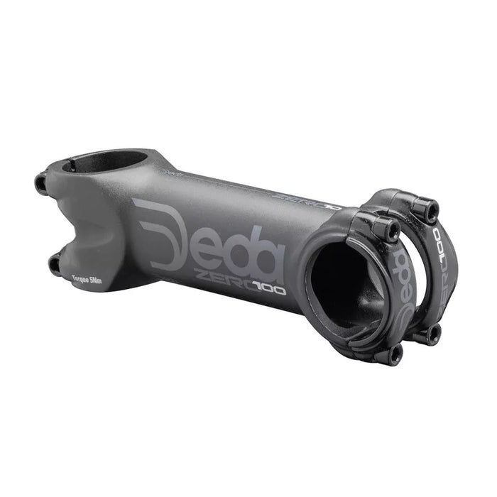 Deda Zero100 Stem/attacco 80 MM Black ON Black (BOB), Alloy 2014, 82°